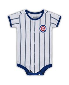 Белый боди Royal Chicago Cubs Power Hitter с короткими рукавами для новорожденных Outerstuff, белый