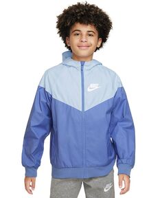 Спортивная куртка Windrunner для мальчиков Nike, синий