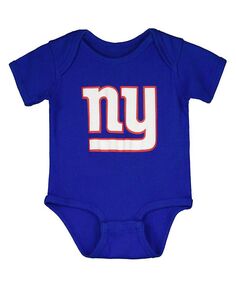 Боди с логотипом Royal New York Giants Team для новорожденных Outerstuff, синий