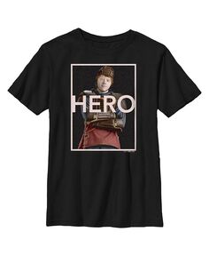 Детская футболка с героем квиддича Гарри Поттер и Рон Уизли для мальчиков Warner Bros., черный
