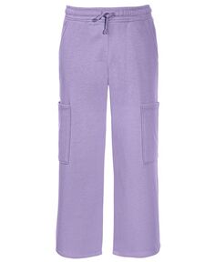 Укороченные широкие брюки из флиса для больших девочек Epic Threads, фиолетовый