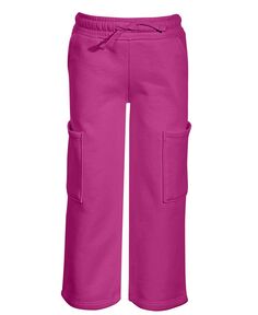 Укороченные широкие брюки из флиса для маленьких девочек Epic Threads, розовый
