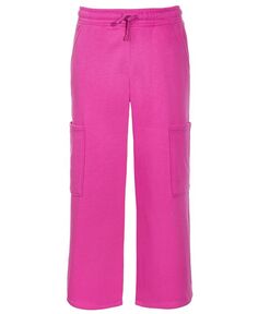 Укороченные широкие брюки из флиса для больших девочек Epic Threads, розовый