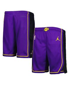 Фиолетовые шорты Big Boys Los Angeles Lakers Statement Edition Swingman Performance Jordan, фиолетовый