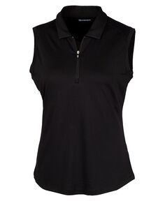 Женская рубашка-поло без рукавов Forge Stretch большого размера Cutter &amp; Buck, черный