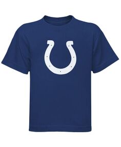 Футболка с логотипом команды Indianapolis Colts Big Boys Outerstuff, синий