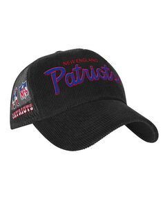 Черная регулируемая кепка New England Patriots Times Up для больших мальчиков и девочек Mitchell &amp; Ness, черный