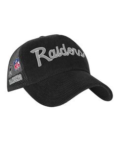 Черная регулируемая кепка Las Vegas Raiders Times Up для больших мальчиков и девочек Mitchell &amp; Ness, черный