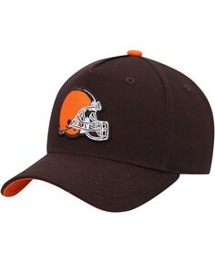 Коричневая кепка с изогнутой спинкой Cleveland Browns для больших мальчиков и девочек Outerstuff, коричневый
