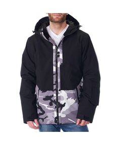 Мужская водонепроницаемая лыжная куртка для сноубординга, зимнее зимнее пальто, дождевик Alpine Swiss, мультиколор