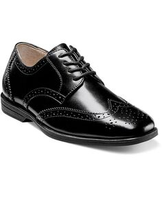 Оксфорды Big Boys Wingtip Jr. Florsheim, черный