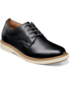 Оксфорды с простым носком Little Boy Supacush Florsheim, черный