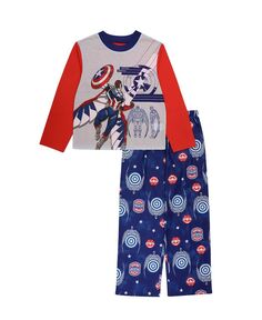 Пижамы для больших мальчиков, комплект из 2 предметов Avengers, мультиколор