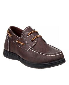 Повседневная обувь в стиле лодочки для маленьких мальчиков Josmo, коричневый