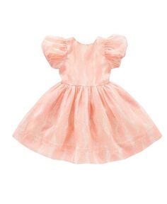 Расклешенное платье с пышными рукавами для новорожденных и маленьких девочек OMAMImini, розовый