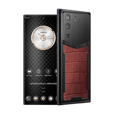 Смартфон Vertu Metavertu Alligator, 18Гб/1Тб, 2 Nano-SIM, черный/коричневый