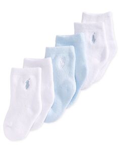 Полные махровые носки Ralph Lauren для маленьких мальчиков, упаковка из 3 шт. Polo Ralph Lauren, мультиколор