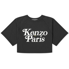 Футболка Kenzo Verdy Logo Boxy, черный