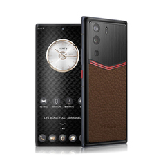 Смартфон Vertu Metavertu Calfskin V, 12 ГБ/512 ГБ, 2 Nano-SIM, черный/коричневый