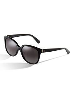 Модифицированные солнцезащитные очки «кошачий глаз» Bayleigh 55 мм Kate Spade New York, черный