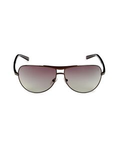 Солнцезащитные очки-авиаторы 68MM Timberland, цвет Gunmetal