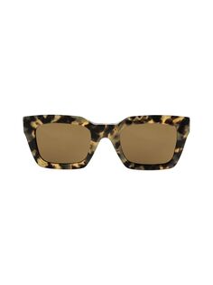 Солнцезащитные очки Harper 55MM «кошачий глаз» квадратной формы Aqs, цвет Havana Brown