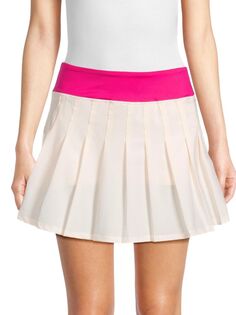 Плиссированная теннисная юбка-кейп Beach Riot, цвет Icy White