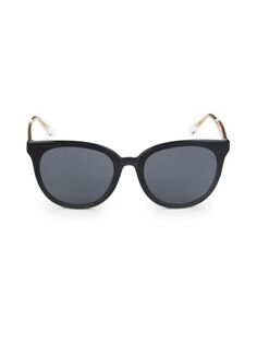 Солнцезащитные очки «кошачий глаз» Jaime 67MM Jimmy Choo, черный