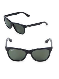 Поляризованные солнцезащитные очки Wayfarer 54MM Ray-Ban, черный