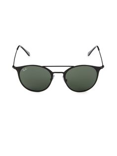 Солнцезащитные очки-авиаторы 49MM Ray-Ban, черный