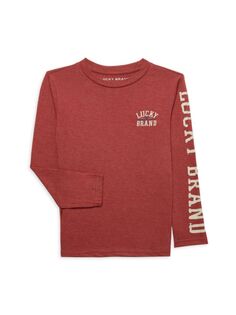 Футболка с логотипом для мальчиков Lucky Brand, красный