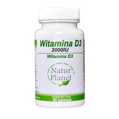 Витамин D3 2000МЕ 120 таблеток - Natur Planet