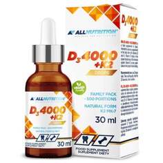 Allnutrition, Витамин D3 4000 + К2 30 мл капли