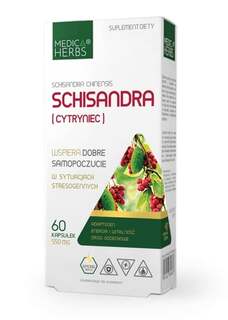 Medica Herbs Шизандра (Лимон) 550 мг - 60 капсул