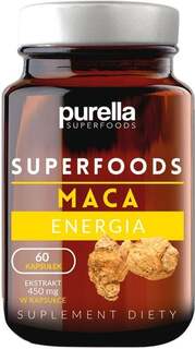 Purella Superfoods, Мака, пищевая добавка, 60 капсул