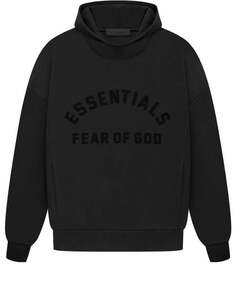 Кроссовки Fear of God Essentials SS23 Arch Logo Hoodie &apos;Jet Black&apos;, черный