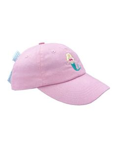 Бейсбольная кепка с бантом для девочек розового цвета - Little Kid Bits &amp; Bows, цвет Pink