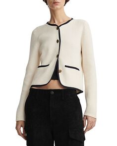 Кардиган Нэнси с круглым вырезом rag &amp; bone, цвет Ivory/Cream