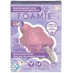 Детское мыло для тела 2в1, нежное очищающее средство со сбалансированным pH клубникой, без мыла — сделано в Великобритании, Foamie