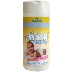 Детская присыпка Aviril с азуленом 100 г, Alpa