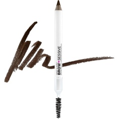 Карандаш для бровей Wet N Wild Brow-Sessive с двойным кончиком для тонких и густых бровей - темно-коричневый, Wet &apos;N&apos; Wild