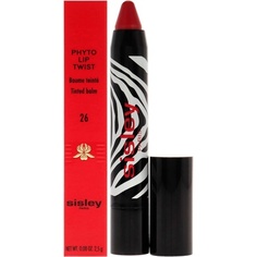 Phyto Lip Twist 26 True Red Губная помада для женщин, 0,08 унции, Sisley