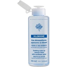 Средство для снятия макияжа Floral Water успокаивающее васильковое средство для чувствительной кожи 400 мл, Klorane