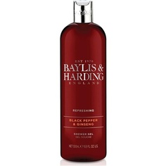 Мужской гель для душа с черным перцем и женьшенем, 500 мл, Baylis &amp; Harding