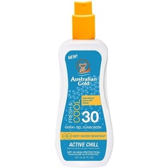 Солнцезащитный гель-спрей Active Chill Spf 30, 237 мл, Australian Gold