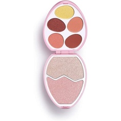 I Heart Revolution Пасхальное яйцо Палетка теней для лица и теней Flamingo, I Heart Makeup