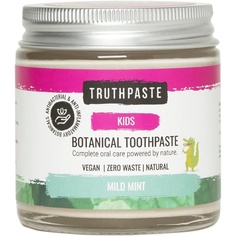 Детская натуральная зубная паста без отходов с мягкой мятой, 100 мл, Truthpaste