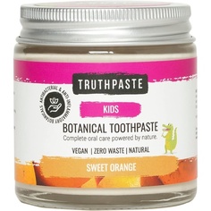 Детская натуральная зубная паста без отходов «Сладкий апельсин», 100 мл, Truthpaste