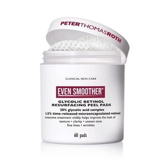 Подушечки для пилинга с гликолевой ретинолом Evener Smoother, 60 карат., Peter Thomas Roth