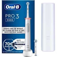 Электрическая зубная щетка Oral-B Pro 3 3500 Белый, Oral B